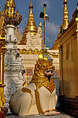 Yangon Myanmar. Shwedagon Pagoda (the Golden Stupa).  